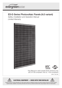 ES-E-Series Photovoltaic Panels (fc3 variant)