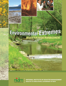 Environmental Extremes : Disaster Risk Management