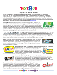 Toys“R”Us® Private Brands