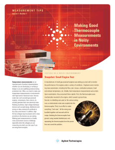 Making Good Thermocouple Measurements in Noisy Environments