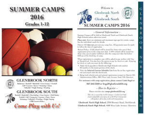 SUMMER CAMPS 2016 - Glenbrook High Schools District 225