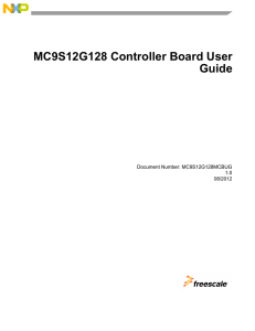 MC9S12G128 Controller Board User Guide