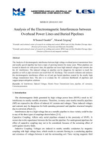 Analysis of the Electromagnetic Interferences between