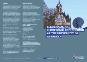 electrical and electronic engineering at the university of aberdeen