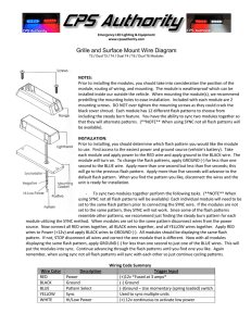 CPS Authority LED Surface Module Wiring Diagram