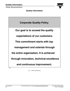 Our goal is to exceed the quality expectations of our customers. This