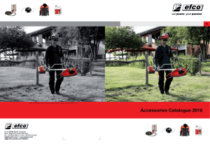 Catalogue Accessories Efco 2016