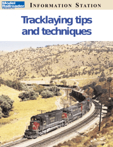 Tracklaying tips and techniques