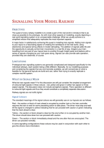 signalling your model railway - RailCon Model Railway Control