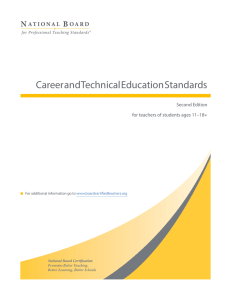 Career and Technical Education Standards