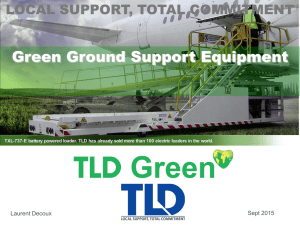 Green Ground Support Equipment