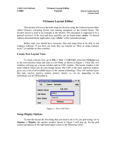 Virtuoso Layout Editor