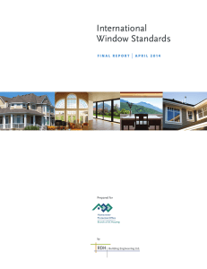 International Window Standards