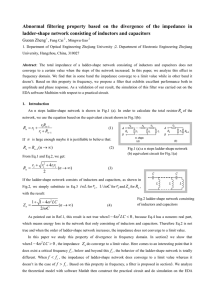 Abnormal filtering property based on the divergence of