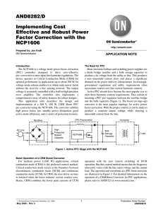 AND8282/D Implementing Cost Effective and