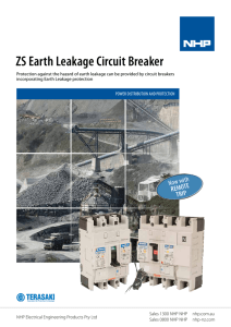 ZS Earth Leakage Circuit Breaker