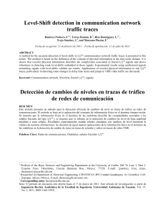 Level-Shift detection in communication network traffic traces