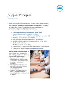 Supplier Principles