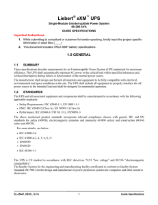 Liebert - Emerson Network Power