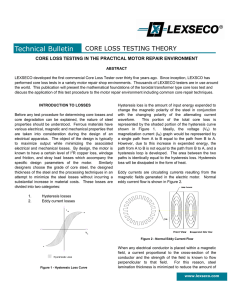 Core Loss Testing Theory