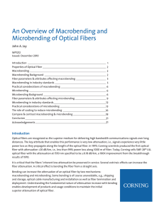 An Overview of Macrobending and Microbending of Optical Fibers