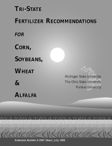 Tri-State Fertilizer Recommendations