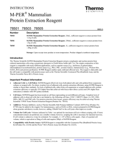 M-PER Mammalian Protein Extraction Reagent