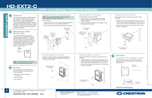 HD-EXT2-C: Quickstart Guide