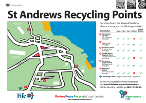 St Andrews Recycling Points