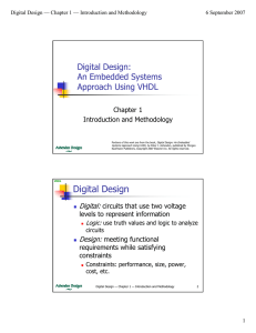 Digital Design - Montana State University
