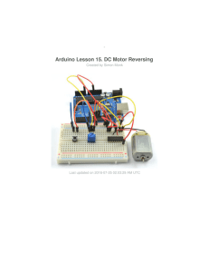 Arduino Lesson 15. DC Motor Reversing