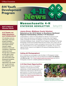 Mass4H: Mass 4-H | UMass Amherst Center for Agriculture, Food