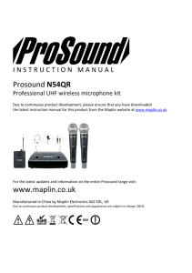 Prosound N54QR www.maplin.co.uk