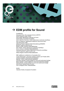 EDM profile for Sound