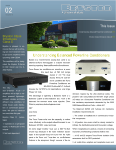 Understanding Balanced Powerline Conditioners