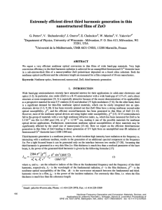 Extremely efficient direct third harmonic generation in thin