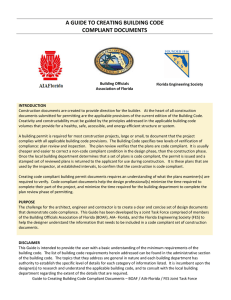 a guide to creating building code compliant documents