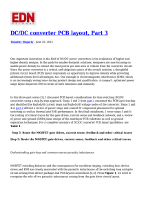 DC/DC converter PCB layout, Part 3