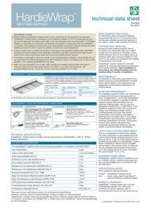 technical data sheet