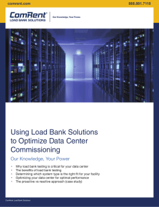 Using Load Bank Solutions to Optimize Data Center