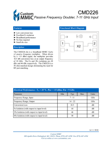 CMD226 - Custom MMIC