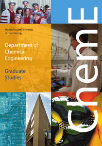 Department of Chemical Engineering Graduate Studies
