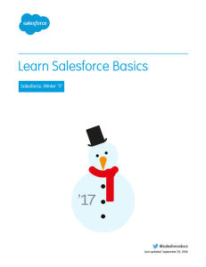 Learn Salesforce Basics
