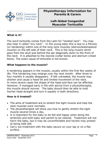 Left-Sided Congenital Muscular Torticollis