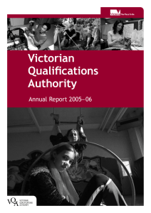 Victorian Qualifications Authority