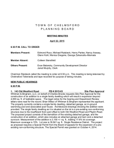 Chelmsford Planning Board