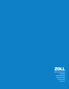 ZOLL Medical Corporation 269 Mill Road Chelmsford, MA 01824