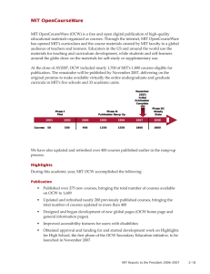 MIT OpenCourseWare