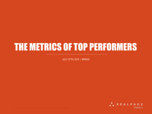 the metrics of top performers