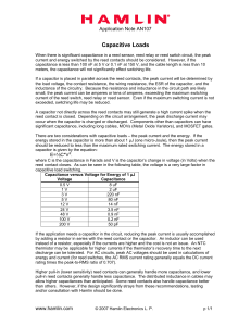 AN107 - Capacitive Loads